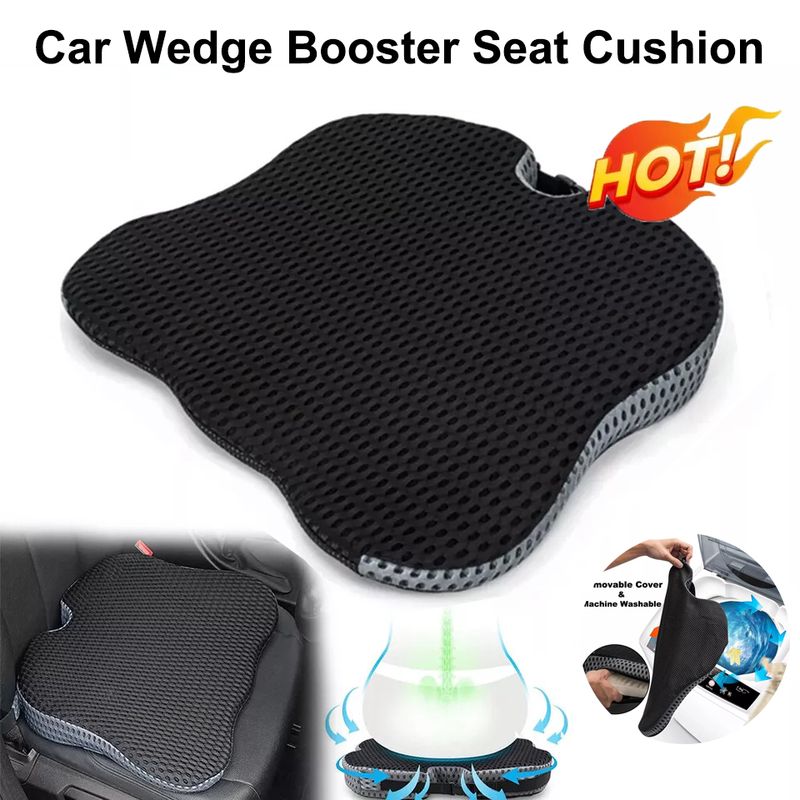 Wedge Comfort Car Driver Orthopedic Support Pain Relief Office Chair Wheelchair Memory Foam Seat Cushion_voghion.com