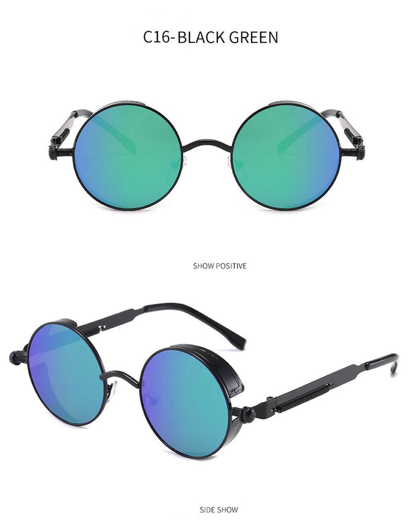 Clip On Männer Steampunk Marke Design Frauen Brille Vintage Retro Mode Sonnenbrille Oculos UV400_voghion.com