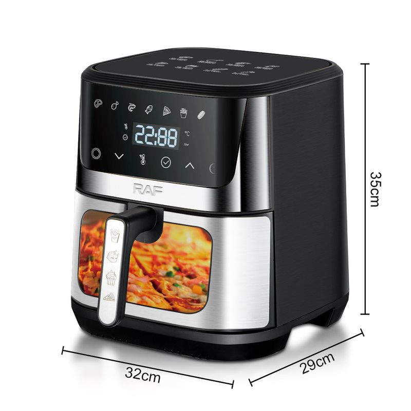 Friggitrice elettrica multifunzione per uso domestico RAF EU Standard Transfrontaliera Visible Air da 8,5 l di grande capacità R5273_voghion.com