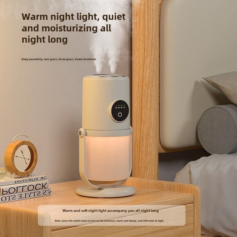 Humidificador portátil mini H7 de doble pulverización, purificador de aire para dormitorio, oficina, escritorio, luz nocturna, reposición de niebla_voghion.com