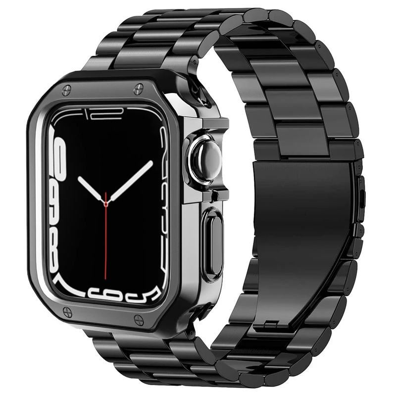 Metallrem för klocka Ultra Band 49mm 45mm 44mm 41mm 40/38 Armband i rostfritt stål 3 5 6 se 7 8_voghion.com