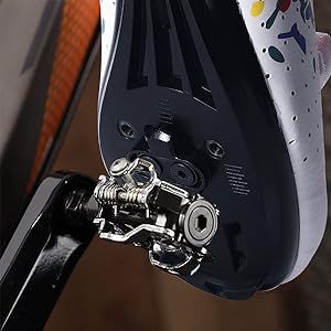 Aleric Bicycle Cleats Compatible With SPD Pedals, Rotating Indoor Mountain Cleat Set For Men And Women Clipls Bike_voghion.com