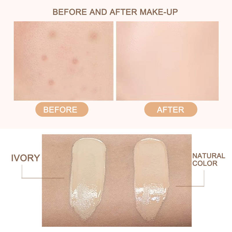 EELHOE Mushroom Head Cushion Cover Face Defects Brighten Natural Naked Makeup BB Cream_voghion.com