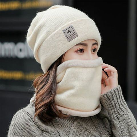 LazyZoom Femme Automne Hiver, Tricoté Doublé Polaire Avec Protection Oreille, Style Coréen Chaud, Tendance Et Polyvalent, Convient Pour_voghion.com
