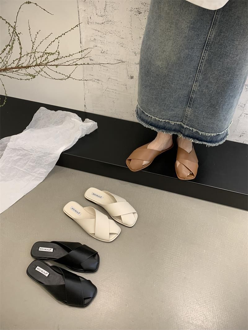 Pantofi de damă Half Dragged primăvara/vara 2024_voghion.com