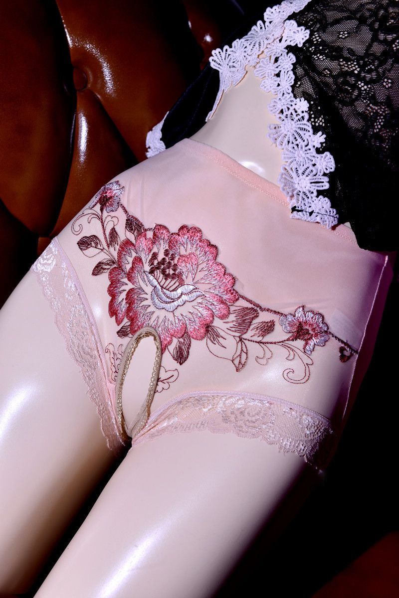 Fa sentire mio marito così figo. Intimo aperto in pizzo elastico a vita alta trasparente, in omaggio. Intimo sexy._voghion.com