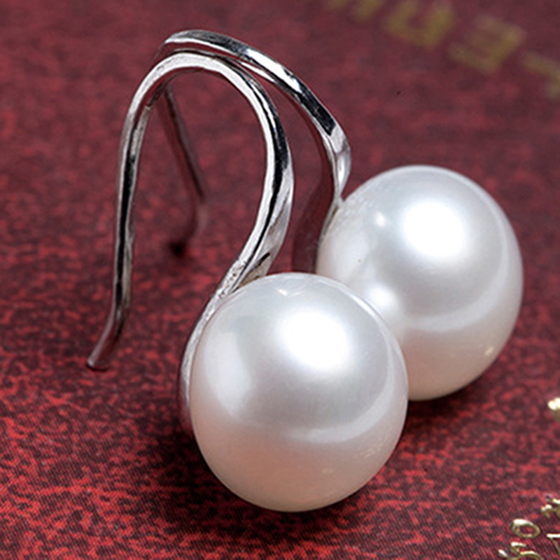 Haken-Ohrringe, elegant, einfach zu kombinieren, kompakter Perlenschmuck für Damen zum Einkaufen und Dating_voghion.com
