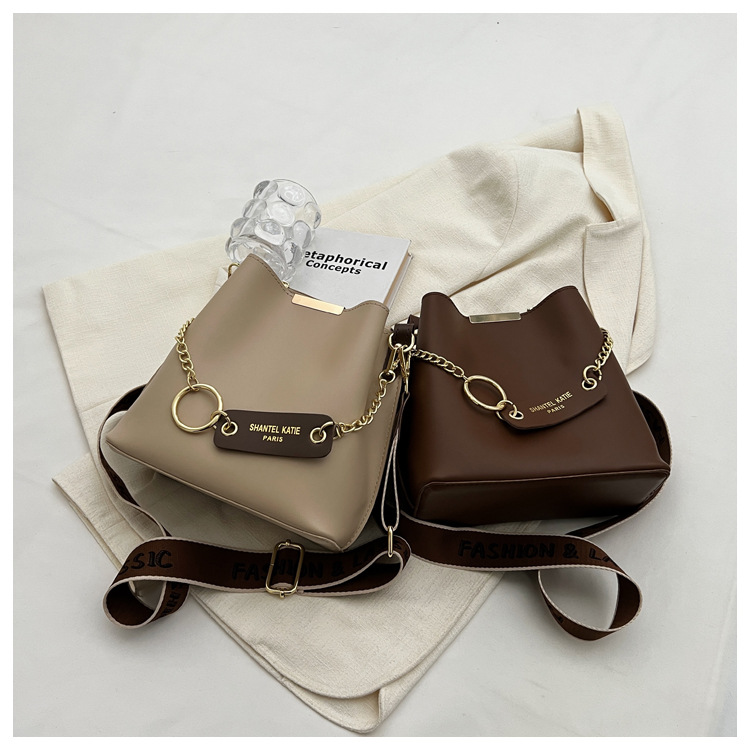 Bolsa feminina inverno moda um ombro crossbody simples estilo ocidental bolsa balde portátil_voghion.com