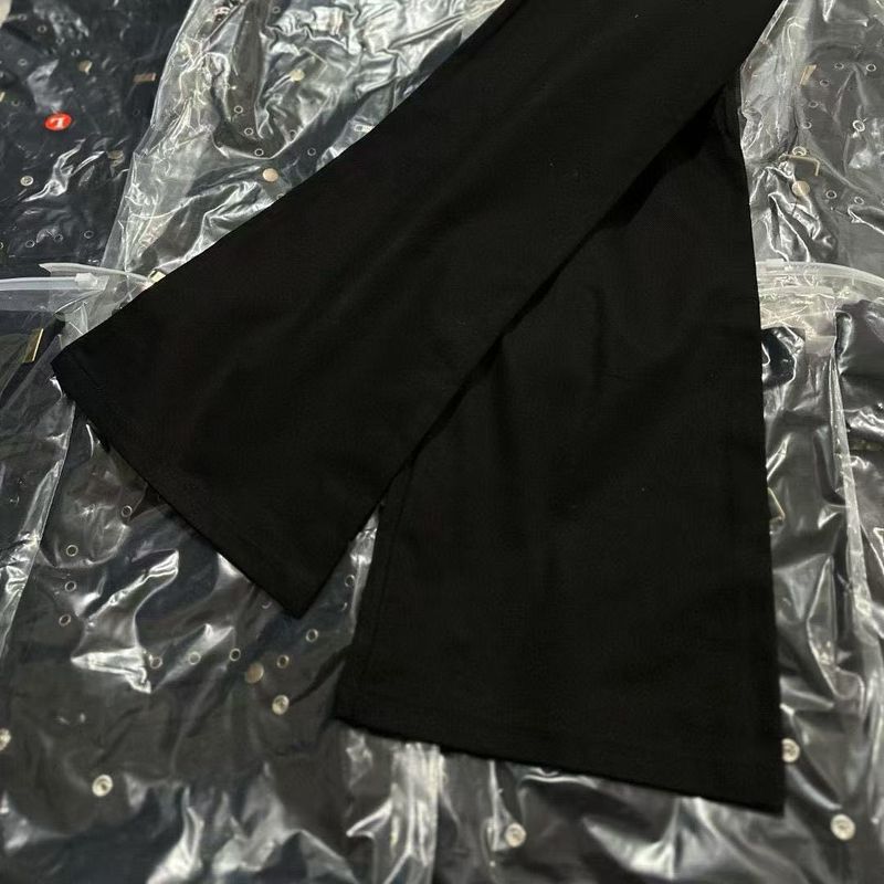 Pantalones tácticos negros: elegantes pantalones utilitarios unisex con tirantes ajustables, estilo urbano, corte recto para hombre y mujer._voghion.com
