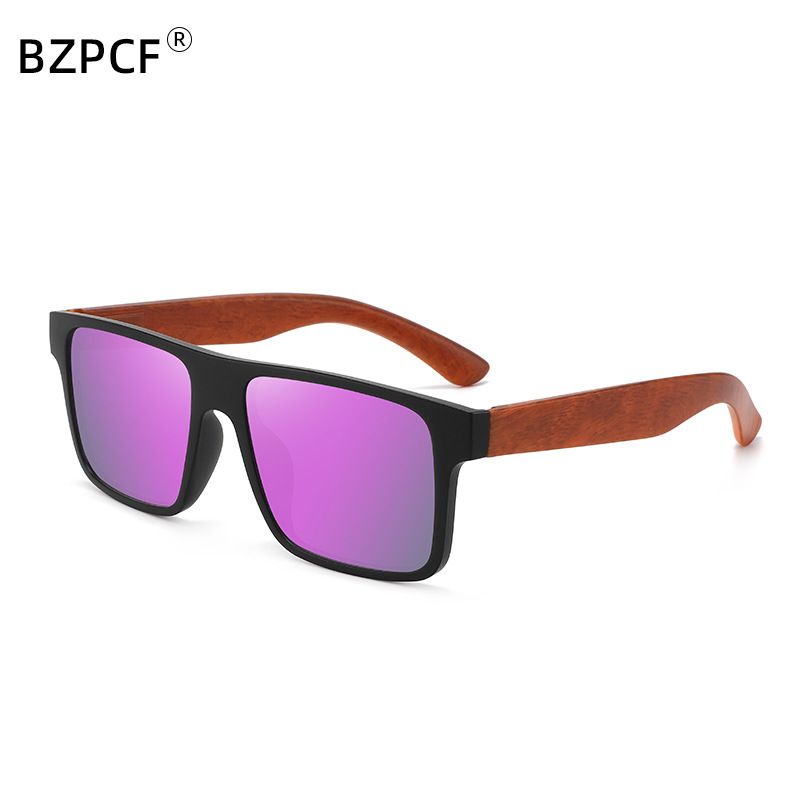 Nuovi occhiali da sole alla moda con protezione UV in bambù per uomo_voghion.com