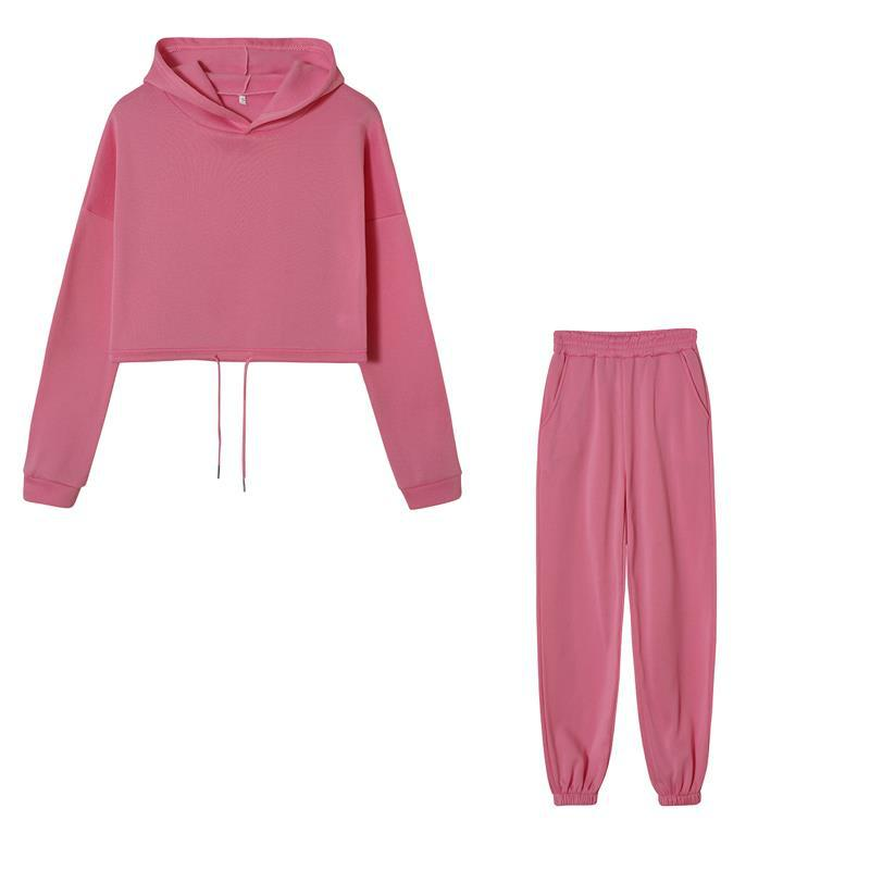 2023 automne/hiver nouvelle mode à manches longues sport ensemble décontracté deux pièces ensemble_voghion.com