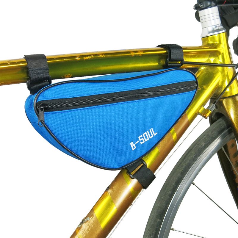 Borsa portautensili per bicicletta con triangolo diagonale anteriore multicolore B-SOUL_voghion.com