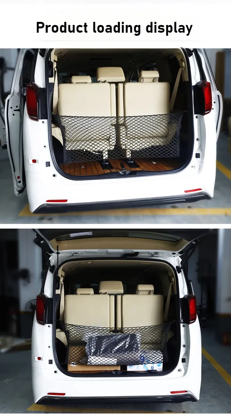 Filet de rangement pour coffre de voiture, imperméable, pour Toyota Alphard/Vellfire/Crown 2015-2024_voghion.com
