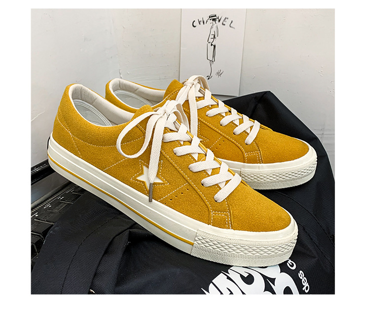 Spring Low Top Star Shoes Canvas Women S All Match Ins Trendy Five Pointed Board Men Lovers_voghion.com