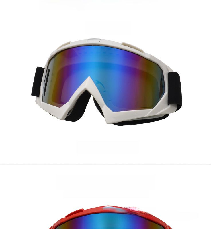 Cycling Eyewear Motorcycle Goggles Outdoor Motorcycle Goggles Cross-country Goggles Helmet Glasses Single-layer Ski Goggles Riding Glasses_voghion.com
