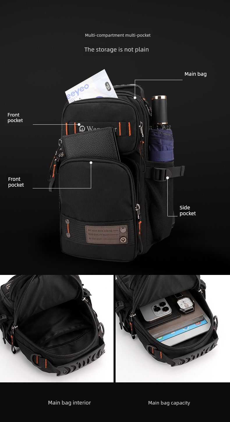 AI Le nou sosire mare capacitate umăr bărbați piept bărbați vară crossbody Oxford pânză rucsac în aer liber naveta geantă_voghion.com