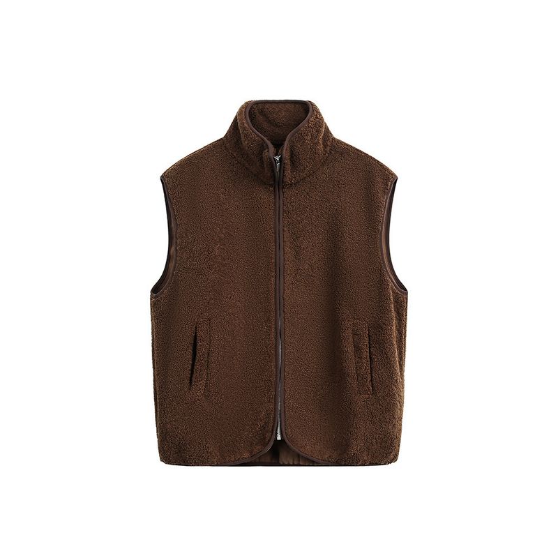 Eon Modish 2025 Autumn New American Style Simple Versatile Jacket Vest Coat_voghion.com