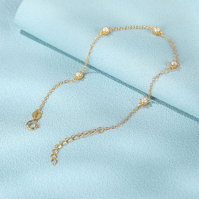 Bracciale da donna in argento Sterling S925, classico e semplice, con diamanti, coordinato, regolabile, stile Ins, accessori per le mani_voghion.com
