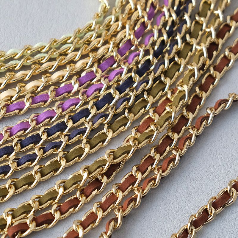 Tracolla di ricambio versatile in velluto bifacciale, accessori alla moda per borse piccole e catena per telefono_voghion.com