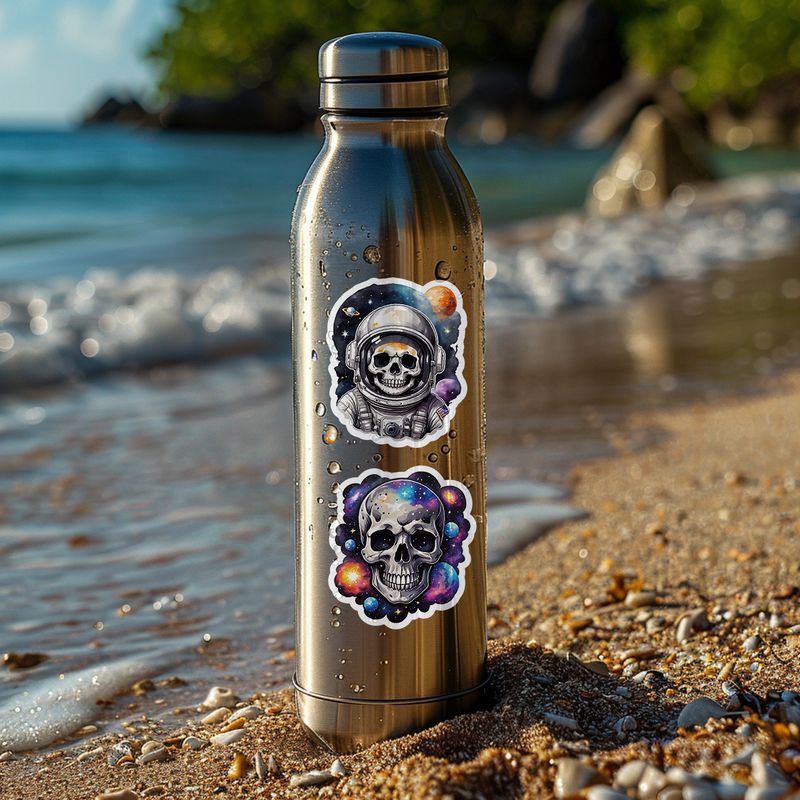 Adesivos 50 Adesivos de Grafite de Caveira de Halloween Estilo Nórdico Copo de Água Bagagem Skate Adesivos Decorativos À Prova D'água_voghion.com