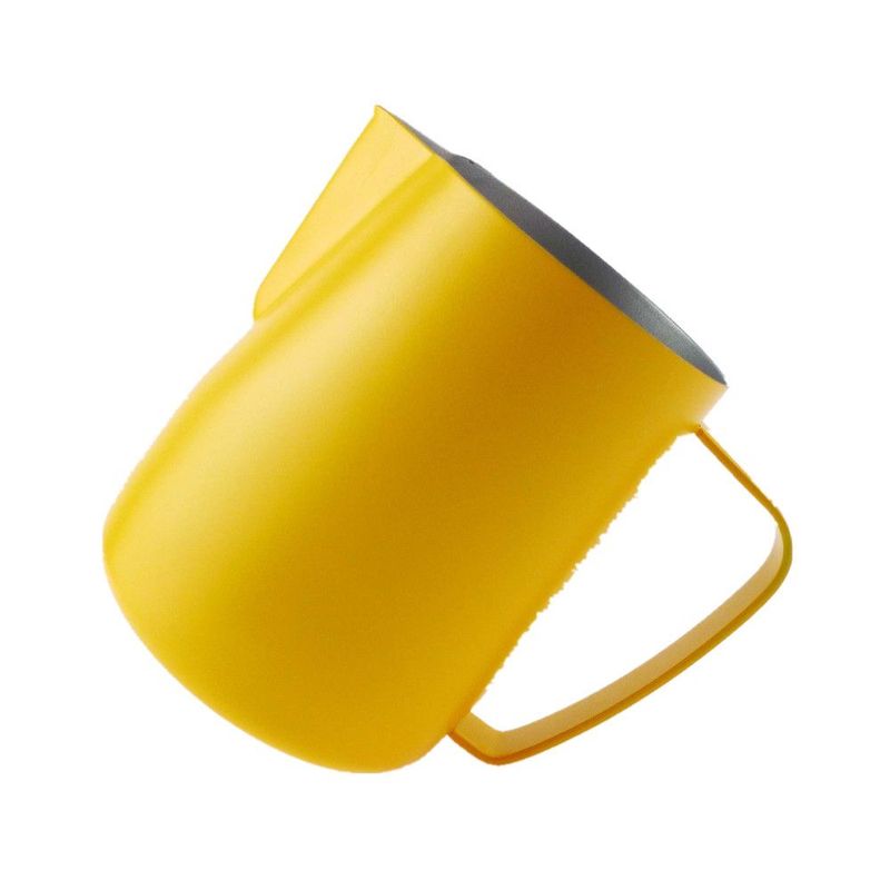 Jarra de acero inoxidable para espumar leche, espresso, vapor, barista, latte, capuchino, crema, 600 ml_voghion.com