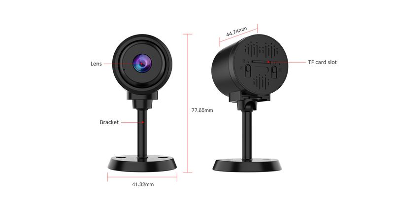 Telecamera di sicurezza wireless HD 1080P - Visione notturna intelligente, sorveglianza Wi-Fi per interni/esterni_voghion.com