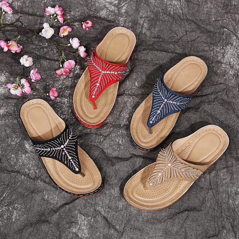 Women's shoes large size slippers women's flip-flops ladies slippers _voghion.com