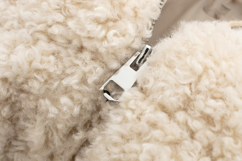 Women's fleece short slim-fit padded jacket jacket_voghion.com