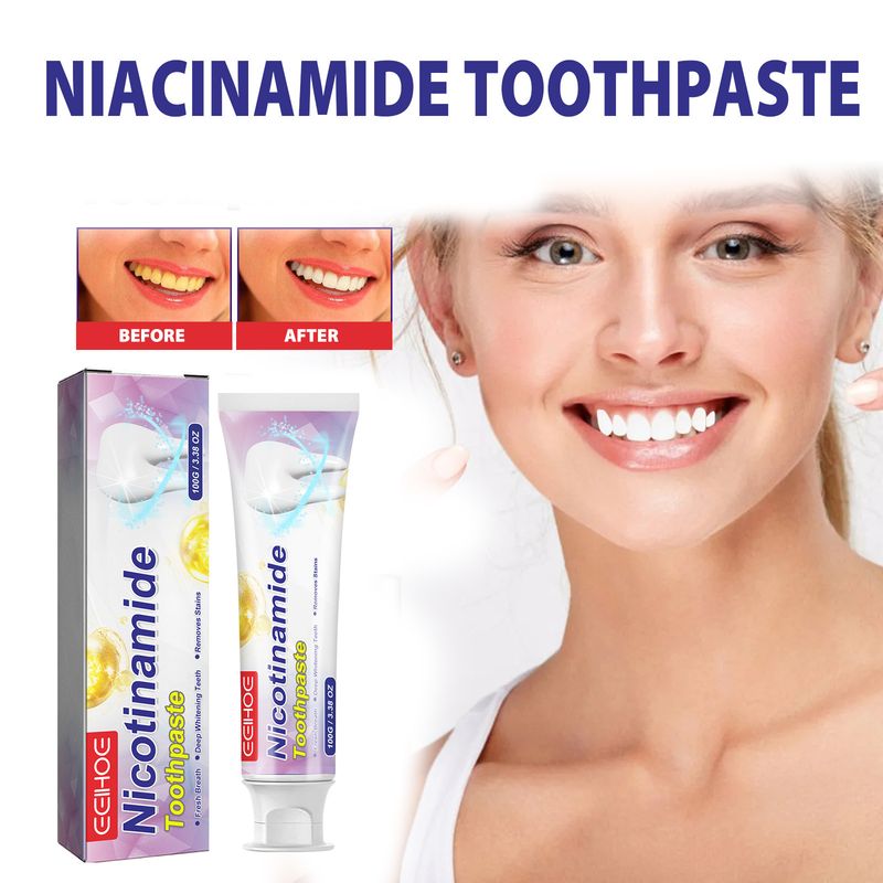 EELHOE Niacinamide Erfrischende Atemreinigung Oral Zahnfleischschutz und Zahnaufhellung Zahnpasta_voghion.com