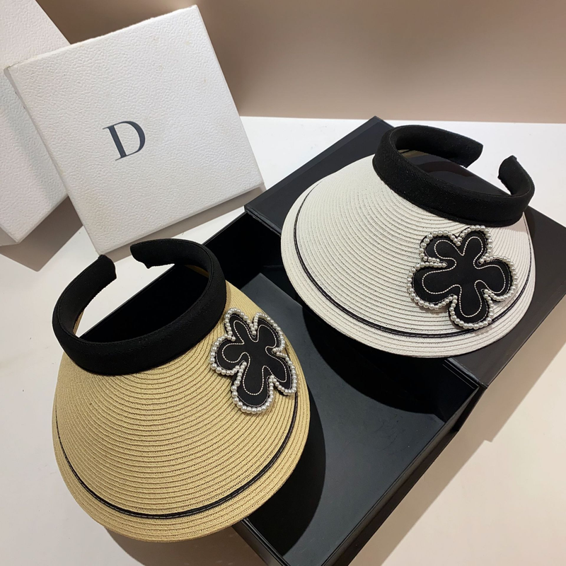 Protezione solare giapponese UV fine intrecciata, cuciture resistenti, fiore di perla, piccolo vento profumato, grandi gronde, cappello a cilindro vuoto,_voghion.com