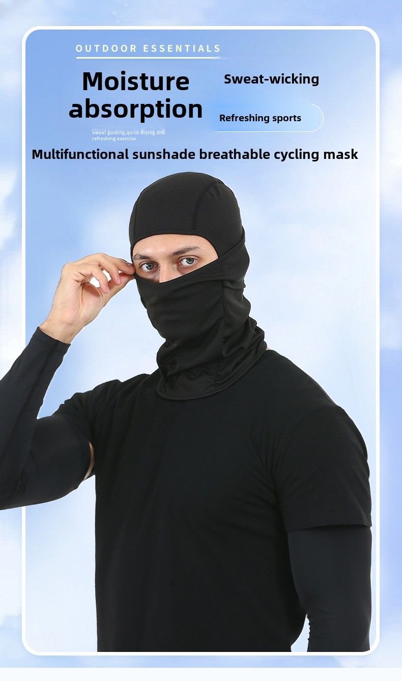 All-in-One-Skimütze und -Maske: Atmungsaktiv, Sonnen- und Windschutz für Motorrad und Fahrrad!_voghion.com