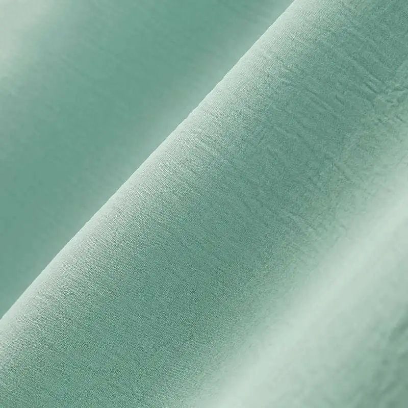 Muslim Women's Suit Ice Silk Wrinkled Long Sleeves High Slit Hem Fashionable Solid Color Elegant Temperament Robe_voghion.com