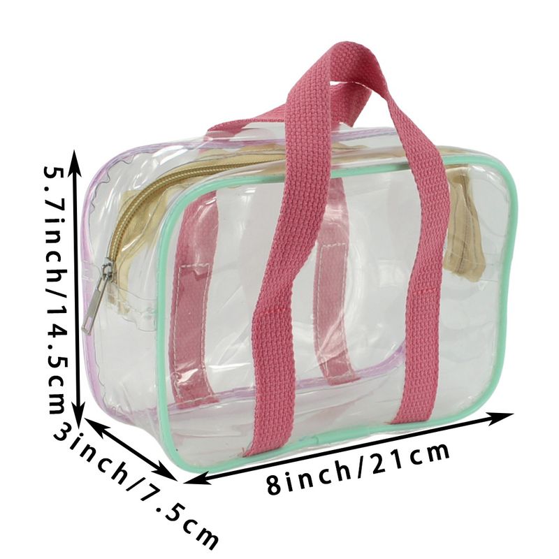 Borsa a tracolla impermeabile trasparente grande capacità per viaggio all'aperto, spiaggia ed estate, coreana INS_voghion.com