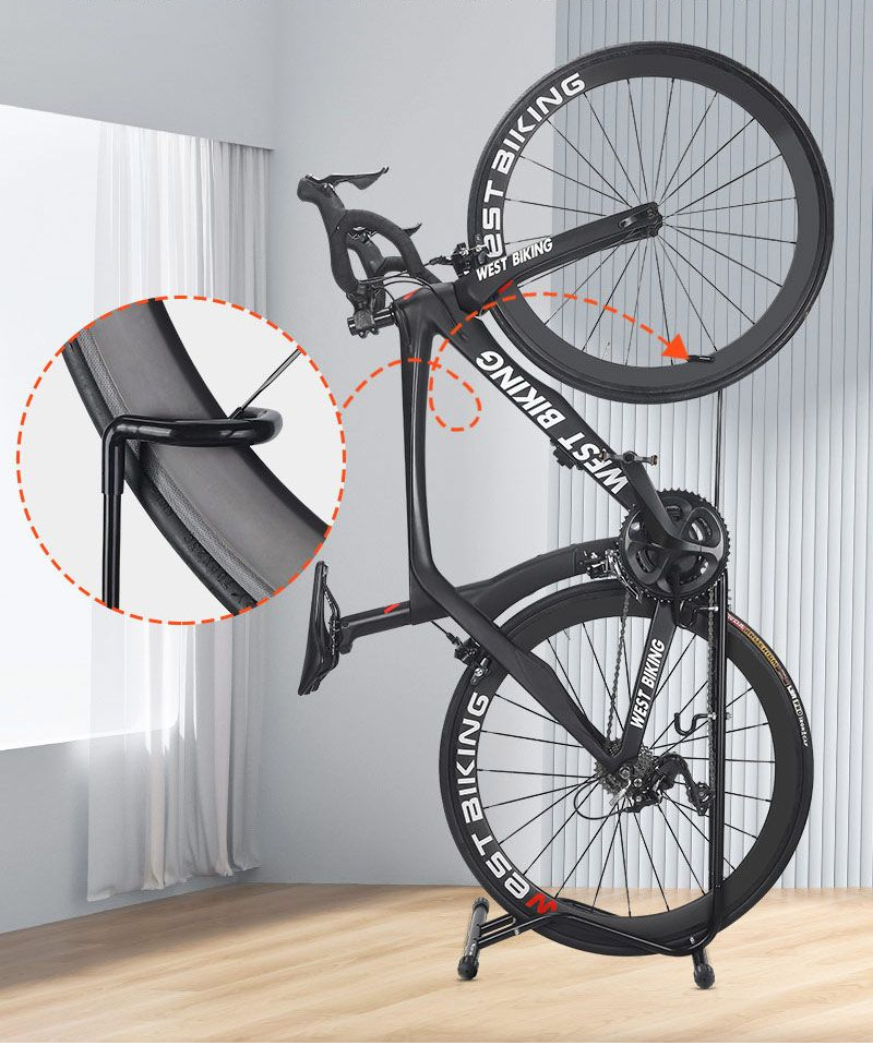 Support de réparation de sol multifonctionnel insérable pour présentoir de stationnement pour vélos d'intérieur réglable Xiqizhe_voghion.com