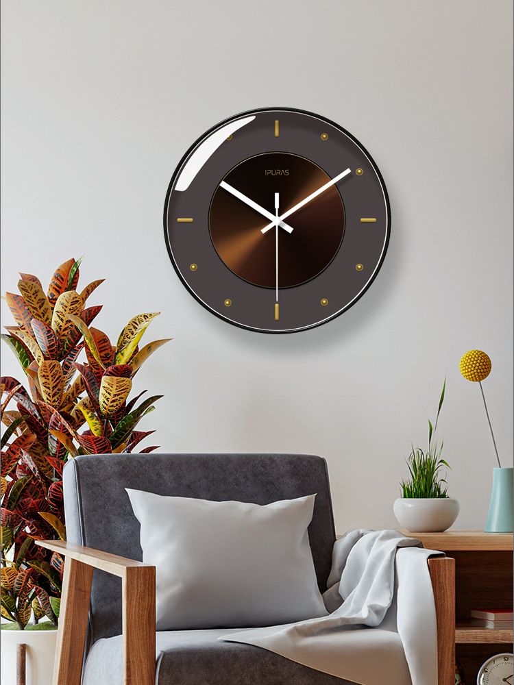 Yipula 7075 Luxury Living Room Modern Simple Elegant Creative Home Wall Clock_voghion.com