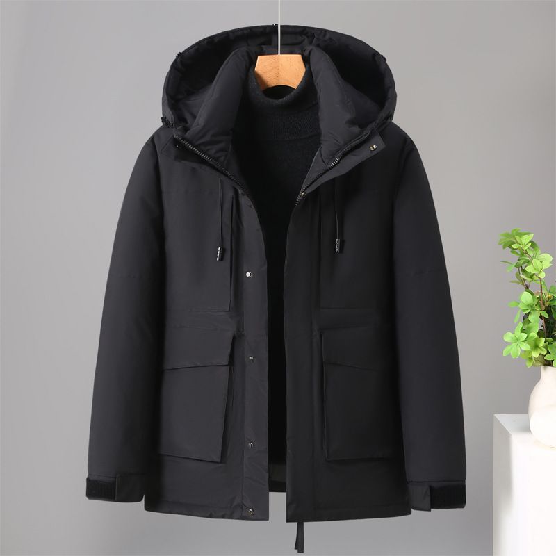 Robuste Winter-Steppjacke für Damen und Herren – Russischer Bestseller (L-XXXXL, Schwarz/Armeegrün/Khaki, mit/ohne Pelzbesatz)_voghion.com