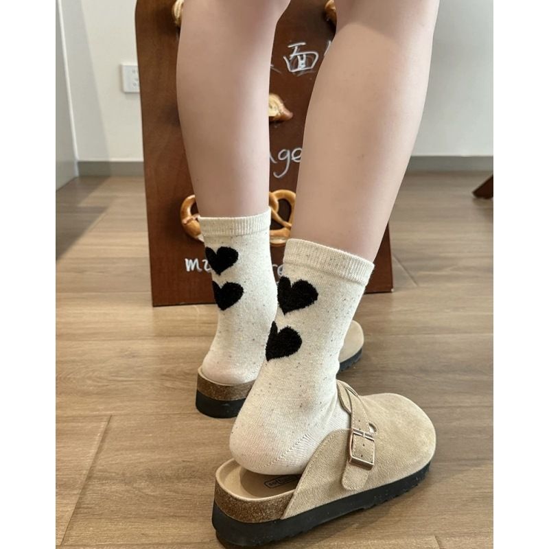 Women's & Men's Cotton Crew Socks With Bow Knots & Cute Animal Prints - Soft, Breathable & Comfortable For All Seasons Color Dot Socks_voghion.com