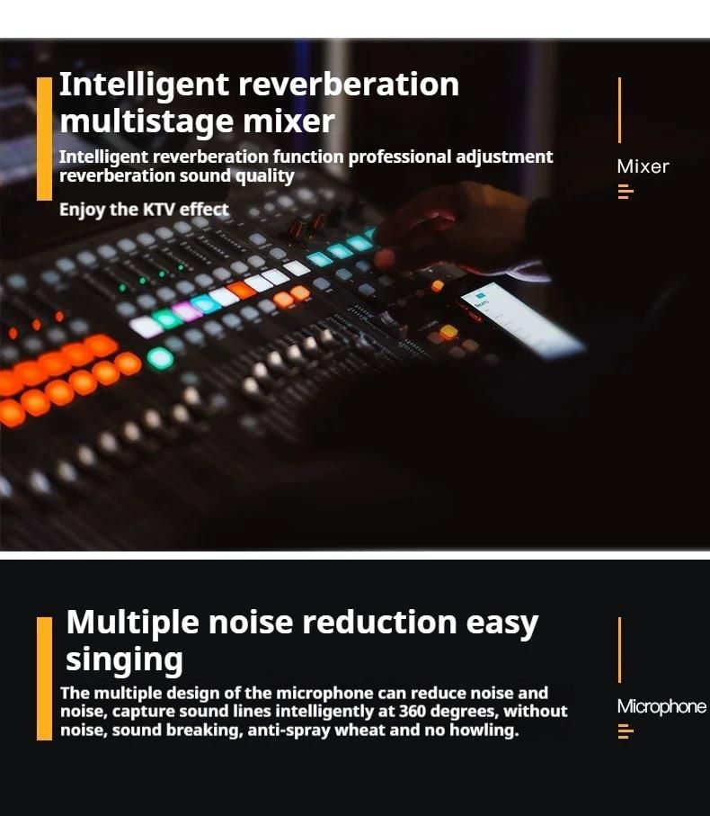 OWLS 30W Subwoofer multifuncional com som surround e alto-falante Bluetooth sem fio com microfones duplos, reprodutor de karaokê portátil para festas em família_voghion.com