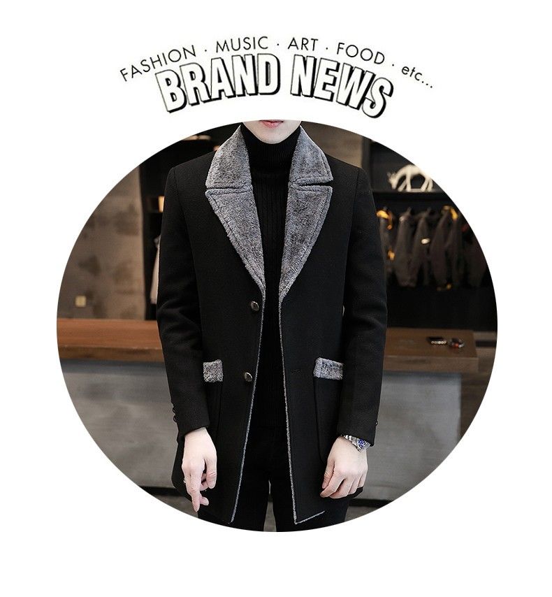 Japanese And Korean Style 22 Autumn Winter New Men's Shearling Coat Small Blazer_voghion.com