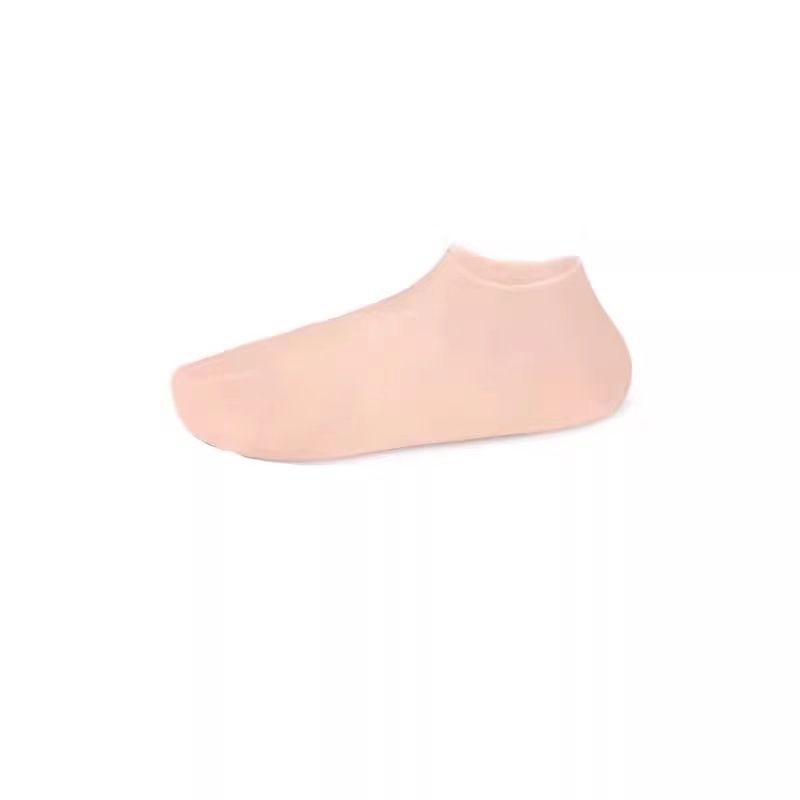 Silikonsocken Anti-Rissbildung Silikonsocken Silikon-Fußabdeckung Fußmaske Fußmaske Hautverjüngung Silikonabdeckung Feuchtigkeitsspendende Socken Vollfuß_voghion.com