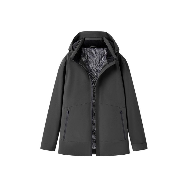 Giacca da uomo in grafene impermeabile e antivento, nuova collezione autunno e inverno, con imbottitura spessa_voghion.com