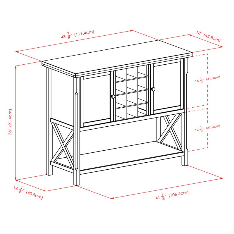 Xola Buffet Cabinet; Cappuccino_voghion.com