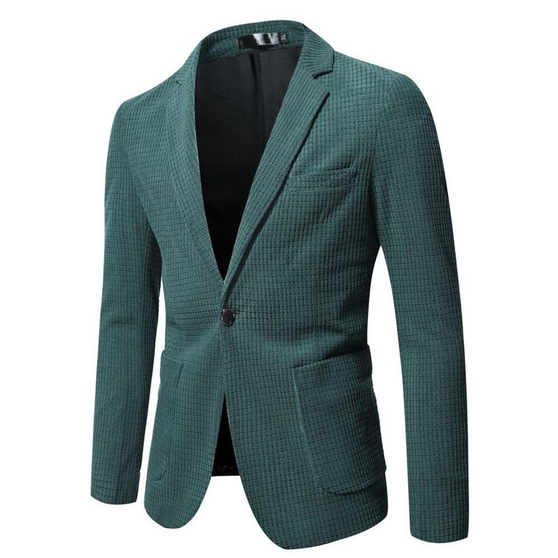 Giacca da uomo in velluto a coste britannico slim fit versione coreana casual da uomo 2024_voghion.com