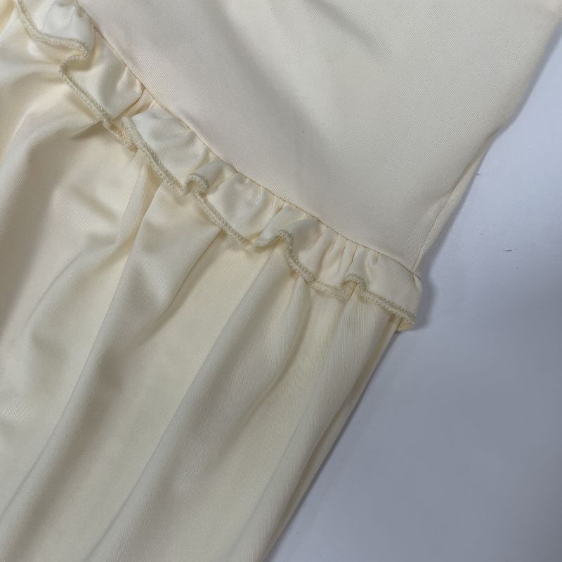 Conjunto de duas peças de blusa e saia longa com babados, moda inverno feminina, sexy, decote em V, estilo halter_voghion.com