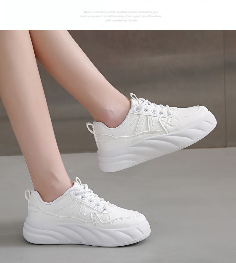 Scarpette bianche per bambini, studenti, tempo libero, sportive, versatili, da strada_voghion.com