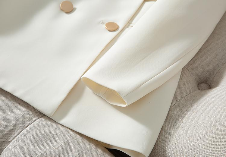2023 Suit Coat Woen's Spring Autun New Fashion White Blouse Blazers for Woen Chic and Elegant Woan Jacket Casual_voghion.com