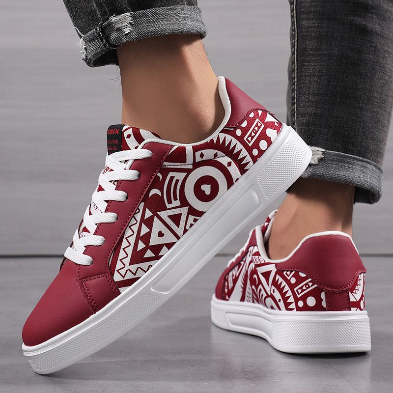 Tendenza estiva Graffiti Studenti Moda Traspirante Trendy Coppia Uomo E Donna Tela, Versatile Casual Board_voghion.com