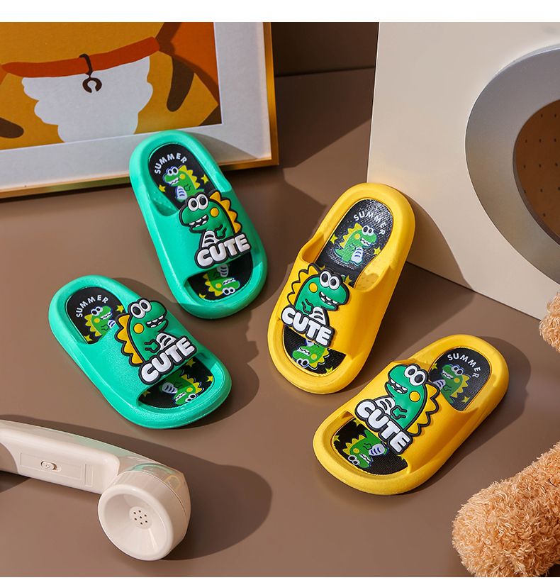 Pantofole da neonato primaverili ed estive con suola spessa antiscivolo dei cartoni animati_voghion.com