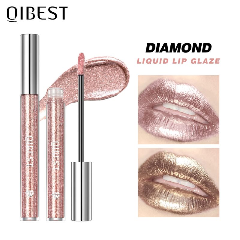 carina QIBEST Liquid Lipstick eye shadow Dual purpose Makeup Durable easy to apply Pearlescent and bright without touching the_voghion.com