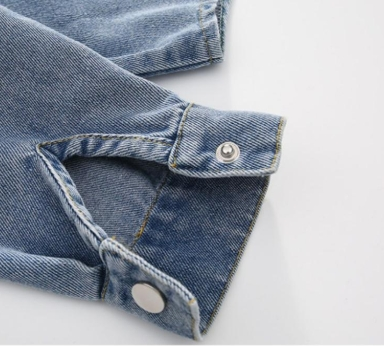 Matka i dzieci Nastolatkowie i chłopcy Chłopcy Denim Garnitury Dla Dzieci Lato Chiński Styl Duży Kwiat Cienki Krótki rękaw Koszula Dwuczęściowa Moda Letnie Ubrania_voghion.com